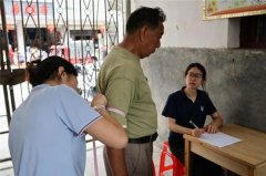 南大学子三下乡：问卷调研访平易近情 测压体检